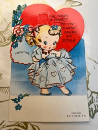 Pop Out A-meri-card 1953 Ive Taken A Fancy To You Valentine