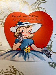 A-meri-card 79405 Dated 1953 Ive Got My Eye On You Valentine