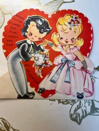 1949 A-meri-card X-4540 You Are So Sweet & Fine Valentine