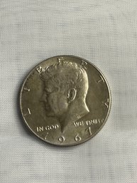 1967 US Coin Kennedy Half Dollar