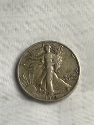 1943 US Coin Walking Liberty Half Dollar