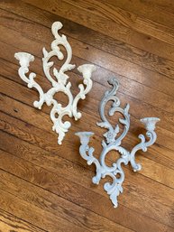 Syroco Inc Wall Scone Lot Of Two Sconces