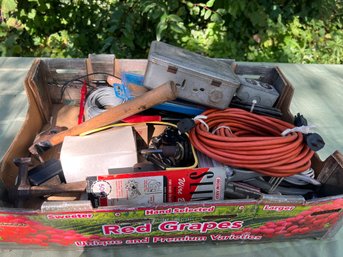 Large Box Lot Of Tools - Electrical & More!
