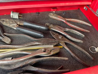See Pictures!! HUGE Mixed Tool Contents Lot Wrenches Screwdrivers Pliers And Much More