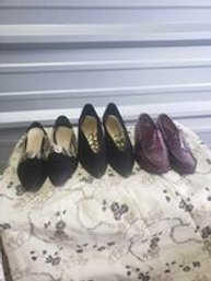 Lot Of 3 Pairs Of Womens Vintage Shoes Size 7 1/2