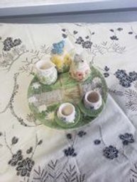 Miniature Tea Set - Set Of 10 Pieces