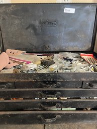 Herbrand Vintage Tool Box Filled With Tools