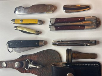 Seven Knives / W Germany Clip Compass / & More!