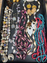 Large Jewelry Lot - Sea Shells / Beads / Vintage & More!