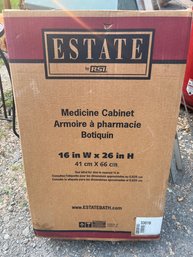 Oak Finish Medicine Cabinet New In Box Estate By RSI