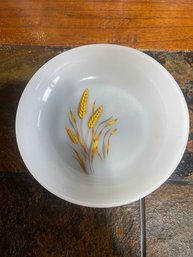 Vintage Fire King Oven Ware Wheat Bowl 6.5' Cereal Bowl Made In USA