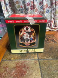 Vintage 1994 Coca Cola Musical Collection Santa's Soda Fountain