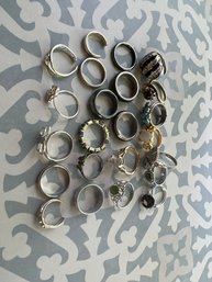 Lot Of Rings Of Various Sizes