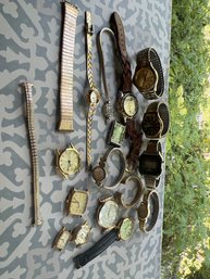 Lot Of Misc Broken/damaged Watch And Pieces
