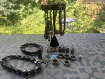 Lot Of Various Braclets With Charms