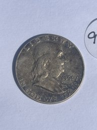 US Coin 1961 Benjamin Franklin Silver Half Dollar