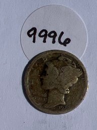 1920 US Mercury Dime Coin