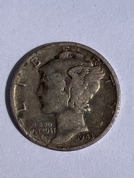 1943 US Dime Coin