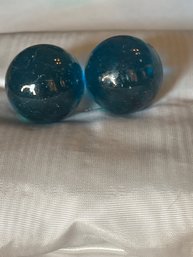 2 Vintage Marble Shooter