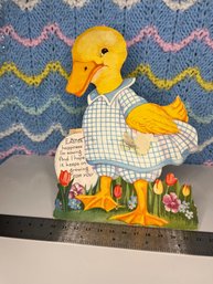 Vintage Easter Duck Card