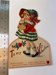 Vintage Candy Kisses Valentine