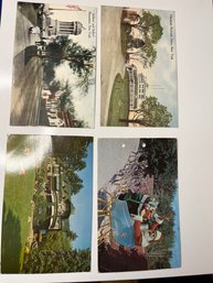Lot Of  4 New York Postcards With 2c Stamp