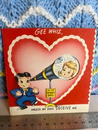 Vintage Doubl-Glo Valentine Card L-7730/1