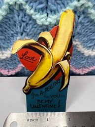 Vintage A-pealing Banana Valentine Card