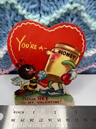 Vintage Youre A Honey Bee Valentine Card 25 BV5-9
