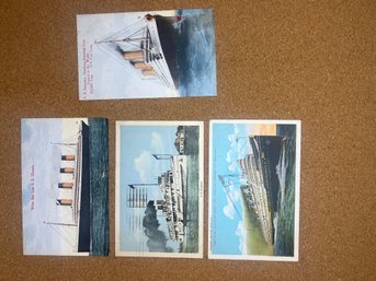 Vintage Cruise Ship Postcards