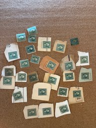 Large Lot Of Green George Washington Stamps