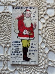 Jones Department Store Vintage Christmas Ad
