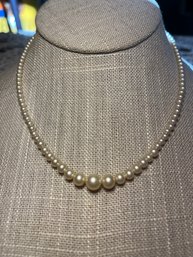 Pearl Necklace With Gorgeous Clasp