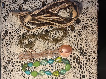 Lot Of Chunky Statement Piece Necklaces