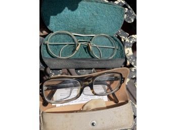 Lot Of Two Pairs Of Vintage Glasses Eyewear - One American Optical