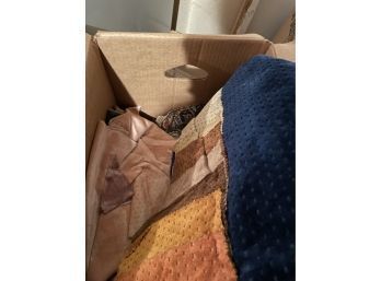 Fabric Lot Mixed Cottons Upholstery Box #1