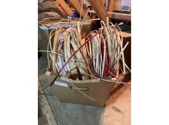 Basket Weaving Materials Making Red Natural Supplies Lot