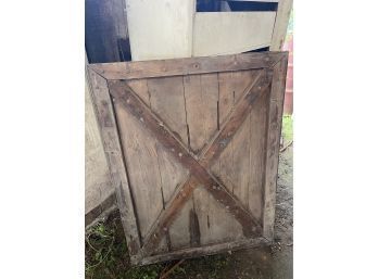 Antique Wood Half Door
