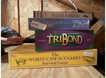 Board Game And Puzzle Lot