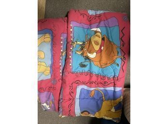Twin Lion King Comforter Disney