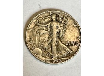 1942 Walking  Liberty Half Dollar US Coin