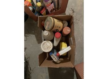 Cleaning Used Products In Red Box