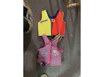 Life Vest Toddler Lot Of Two