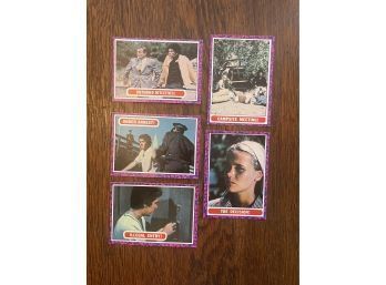 Mod Squad Cards Trading Card Lot Of Five 1968