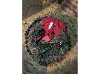 Wreath Christmas Natural Grapevine