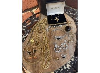Vintage Jewelry Lot - A Lot Signed Sarah Coventry Avon & More