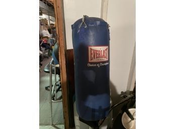 Everlast Punching Bag And Two Sets Of Gloves