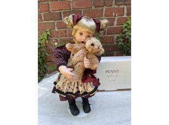Cindy Marschner Rolfe Doll - PENNY - With Accessories In Box Danberry Mint