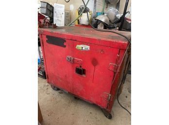 Rolling Welding Cabinet With Vice - Heavy Duty Cabinet