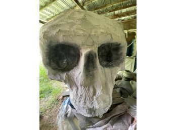 Giant Oversized Halloween Skull Decoration